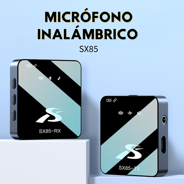 Micrófono SX85 + Microfono de Solapa