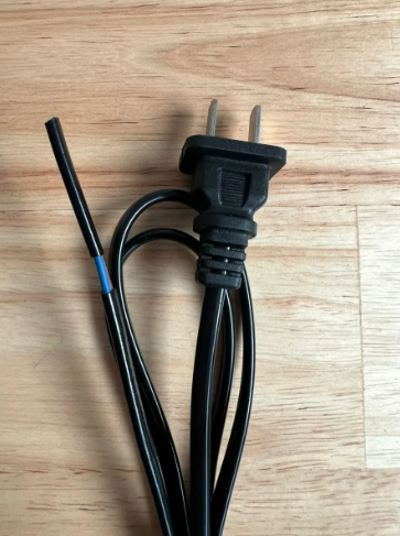 Cable Con Interruptor Para Bombillo o Lámpara 110-220 Negro